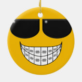 Zahnarzt-Klammern sind coole Verzierung Keramikornament (Hinten)