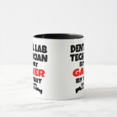 Zahnarzt Labrador Gamer Tasse (Zentrum)