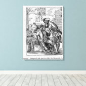 Zahnarzt Leinwanddruck (Insitu (Holzboden))