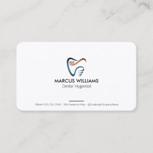 Zahnarzt-Logo   Gesundheitswesen   Zahndienstleist Visitenkarte
