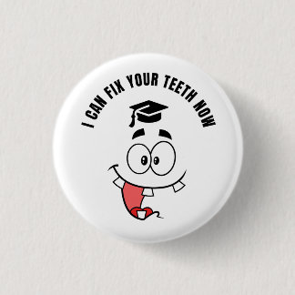 ZAHNARZT LUSTIGER ABSCHLUSS Button