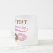 Zahnarzt-lustiges Geschenk Mattglastasse (Vorderseite Links)