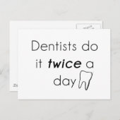 Zahnarzt Mach's! Postkarte (Vorne/Hinten)