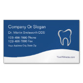 Zahnarzt Magnetische Visitenkarte (Vorderseite)