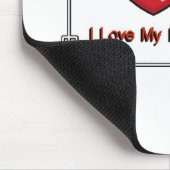 Zahnarzt - meine i-Liebe Mousepad (Ecke)