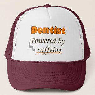 Zahnarzt mit Koffein Truckerkappe