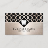 Zahnarzt Moderne geometrische Muster Zahnmedizin Visitenkarte (Vorderseite)