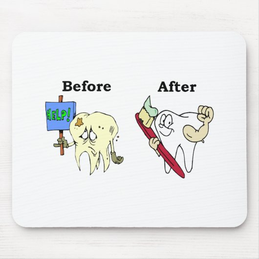 Zahnarzt Mousepad (Vorne)