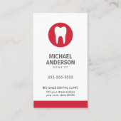 Zahnarzt oder Zahnarztklinik/Assistentin modern mi Visitenkarte (Vorderseite)