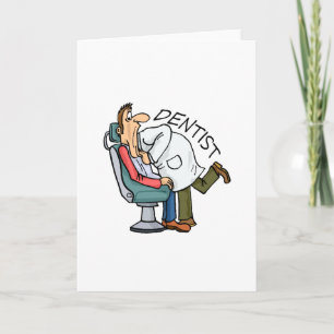 Zahnarzt Open Wide Feiertagskarte