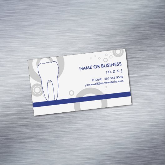 Zahnarzt Os Magnetic Magnetische Visitenkarte (Beispiel)
