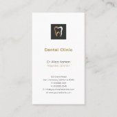 Zahnarzt | Pädiatrische Zahnärztin Visitenkarte (Vorderseite)