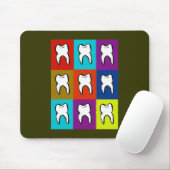 Zahnarzt Popart Geschenke Mousepad (Mit Mouse)