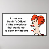 Zahnarzt Poster (Vorne)