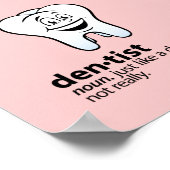 Zahnarzt Poster (Ecke)