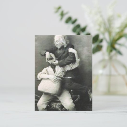 Zahnarzt Postkarte (Stehend Vorderseite)