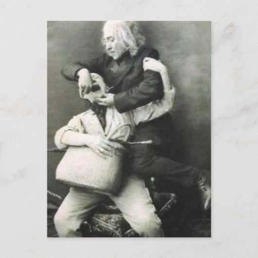 Zahnarzt Postkarte (Vorderseite)