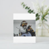 zahnarzt postkarte (Stehend Vorderseite)