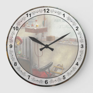 ZAHNARZT - S.B. Johnston, Zahnarzt 1919 Große Wanduhr