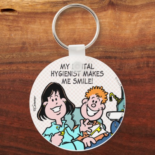 Zahnarzt Schlüsselanhänger (Vorderseite)