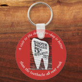 "Zahnarzt" Schlüsselanhänger (Vorderseite)