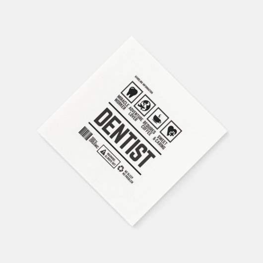 zahnarzt serviette (Ecke)