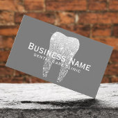 Zahnarzt Silver Tooth Elegante Zahnarztklinik Terminkarte