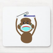 Zahnarzt-Socken-Affe-Shirts und Mousepad (Vorne)