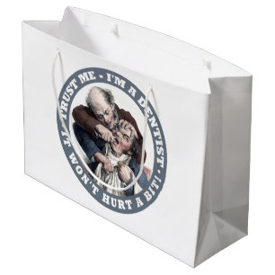 ZAHNARZT-Spaß-Geschenktaschen Große Geschenktüte