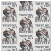 ZAHNARZT-Spaß-Gewohnheitsgewebe Stoff (Muster)