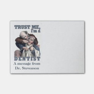 ZAHNARZT-Spaß kundenspezifische Post-Itanmerkungen Post-it Klebezettel