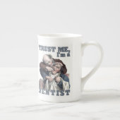 ZAHNARZT-Spaß-Tassen Porzellantasse (Rechts)