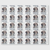 ZAHNARZT-Spaß-Verpackungspapier Geschenkpapier (Flach)