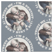 ZAHNARZT-Spaßgewebe Stoff (Nahaufnahme)