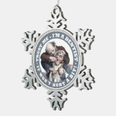 ZAHNARZT-Spaßverzierungen Schneeflocken Zinn-Ornament (Rechts)