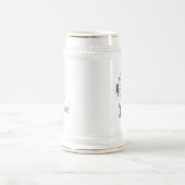 Zahnarzt-Strichmännchen Bierglas (Mittel)