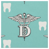 Zahnarzt-Symbol u. Zahn Stoff (Nahaufnahme)