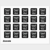 Zahnarzt Teeth Tooth Funny Gift Idee Quadratischer Aufkleber (Blatt)