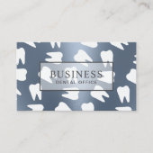 Zahnarzt Tooth Dusty Blue Dental Termin (Vorderseite)