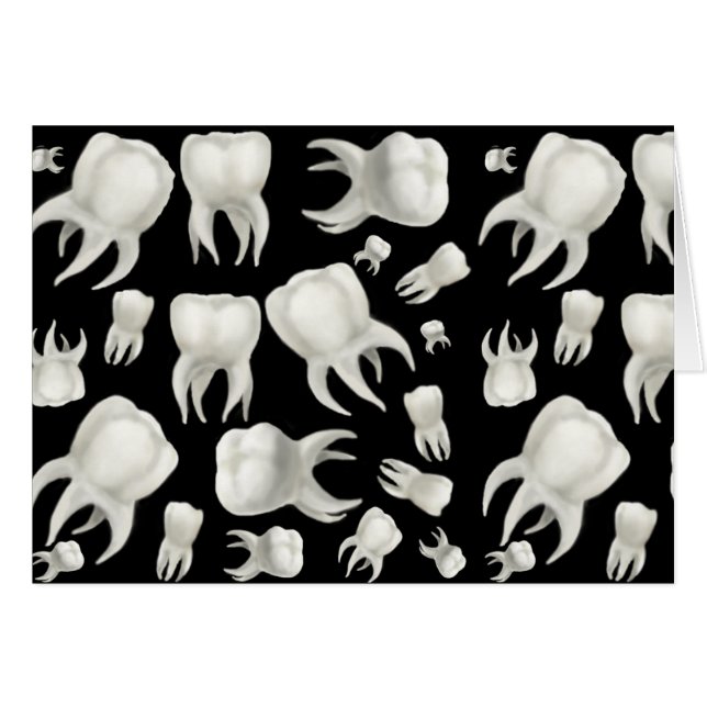 Zahnarzt-Traumzahn-Karte (Vorderseite (Horizontal))