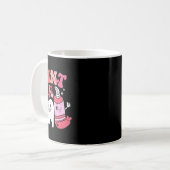 Zahnarzt Valentinstag Minze wird Zahnbürste Zahnpa Kaffeetasse (Vorderseite Links)
