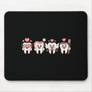 Zahnarzt Valentinstag Zahn lustig zahnärztlich Fra Mousepad