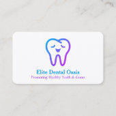 Zahnarzt Visitenkarte (Vorderseite)