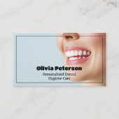 Zahnarzt Visitenkarte (Vorderseite)