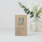 Zahnarzt Visitenkarte (Stehend Vorderseite)