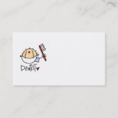 Zahnarzt Visitenkarte (Rückseite)