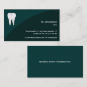 Zahnarzt Visitenkarte (Vorne/Hinten)