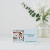 "ZAHNARZT" VISITENKARTE (Stehend Vorderseite)