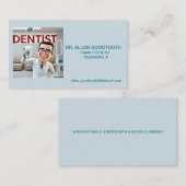 "ZAHNARZT" VISITENKARTE (Vorne/Hinten)