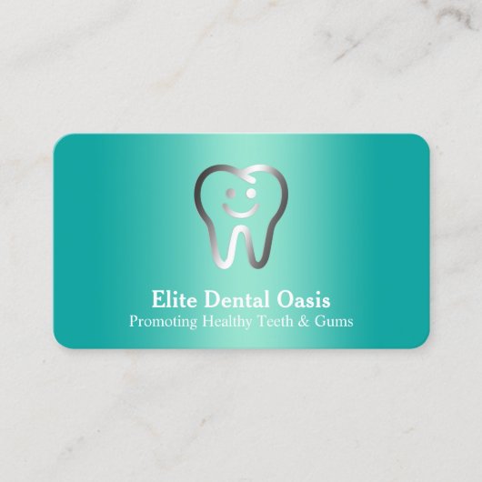 Zahnarzt Visitenkarte (Vorderseite)